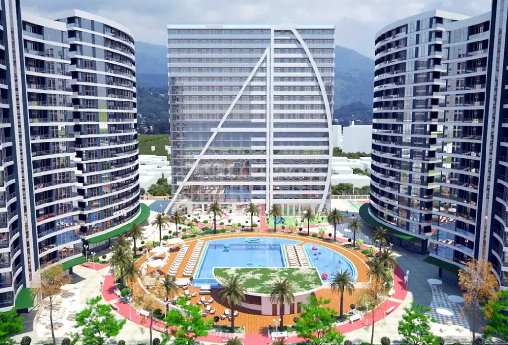 Basen w hotelu White Sails Residential