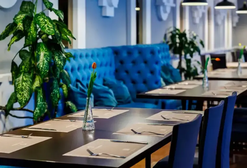 Restauracja i jedzenie w hotelu Wyspiański