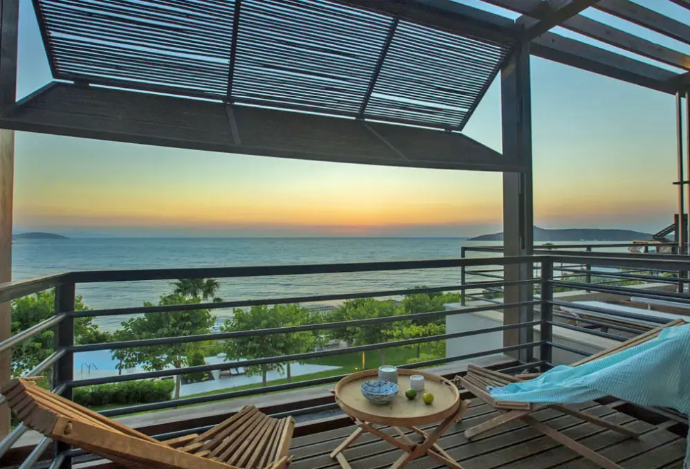 Widok z hotelu Allium Bodrum Resort & SPA