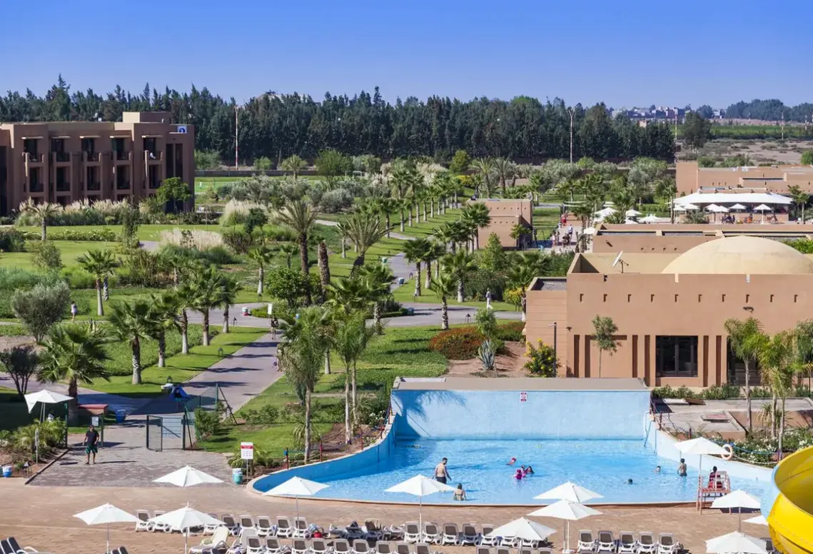 Basen w hotelu Aqua Mirage Club Marrakech