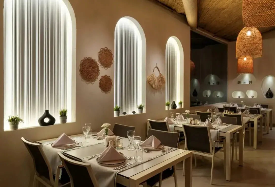 Restauracja i jedzenie w hotelu Arin Resort Bodrum