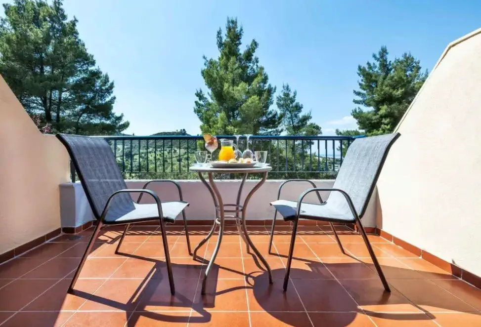 Widok z hotelu Atrium (Pefkohori)