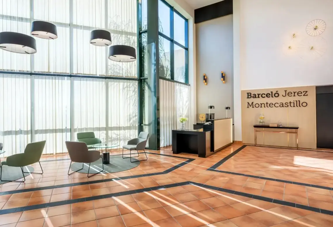 Lobby hotelu Barcelo Jerez Montecastillo