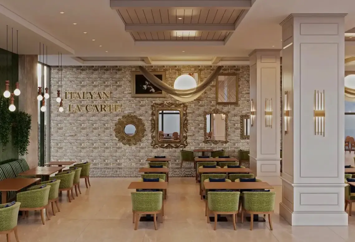 Restauracja i jedzenie w hotelu Beks Premium Resort & Spa