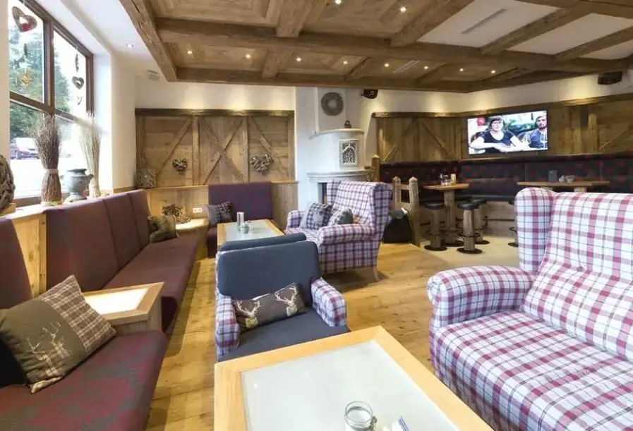 Lobby hotelu Berghof Pension (Soll)