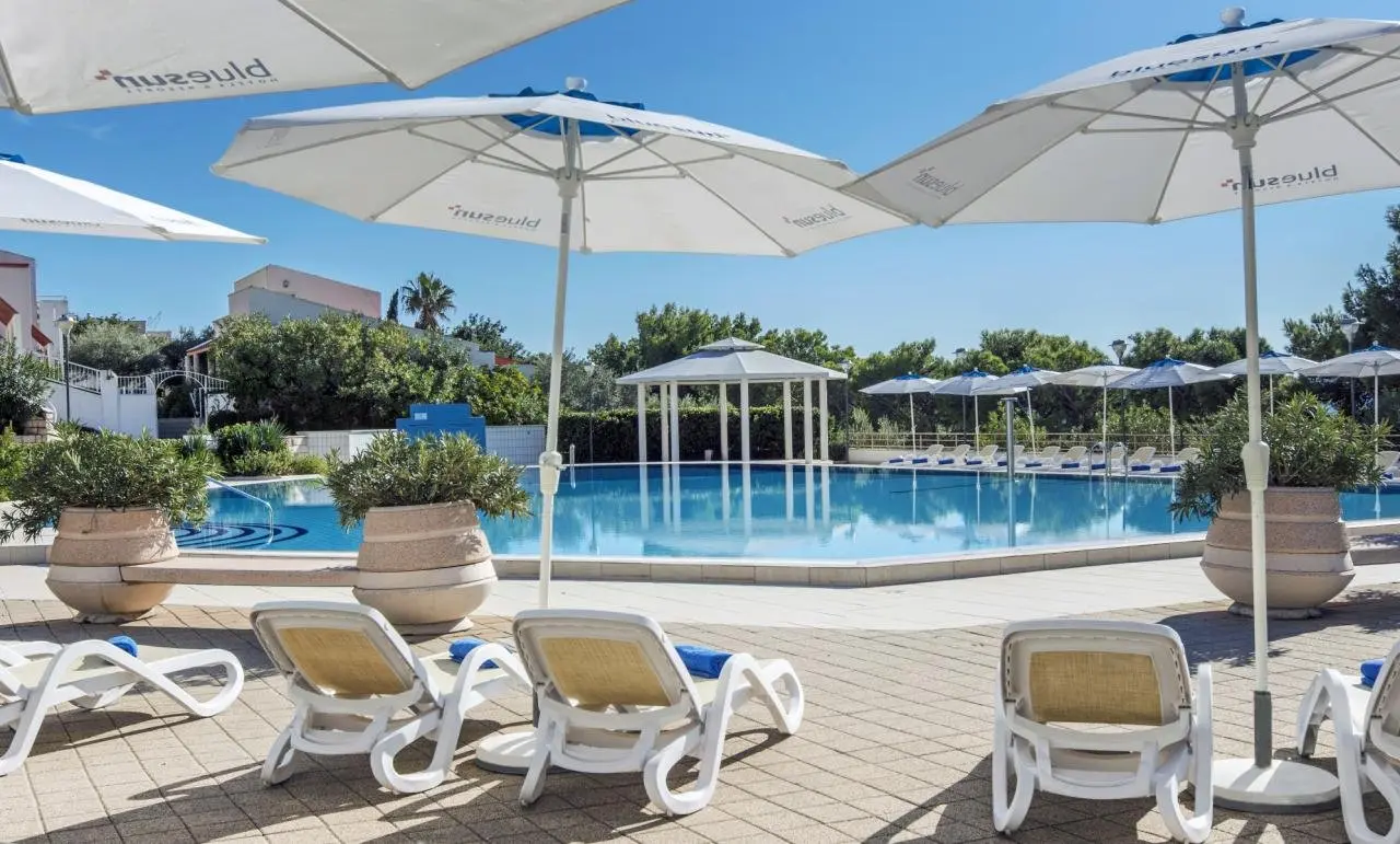 Basen w hotelu Bluesun Holiday Village Afrodita (Tučepi)