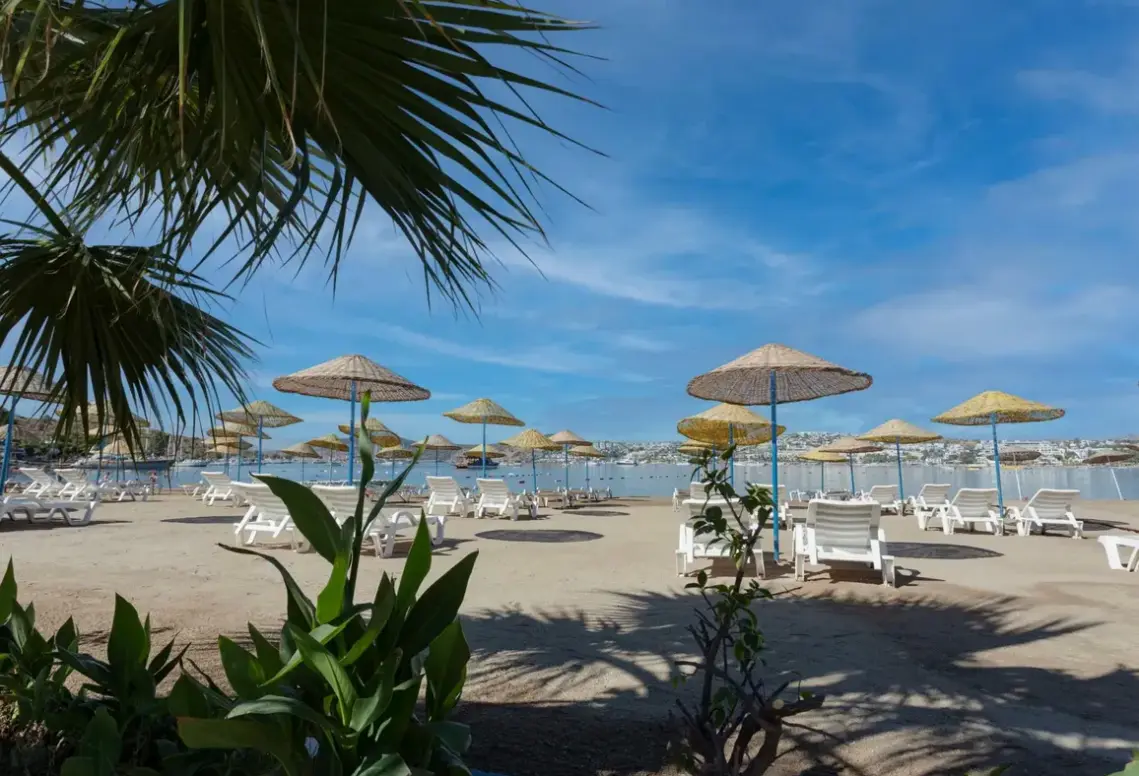 Plaża przy hotelu Bodrum Anadolu