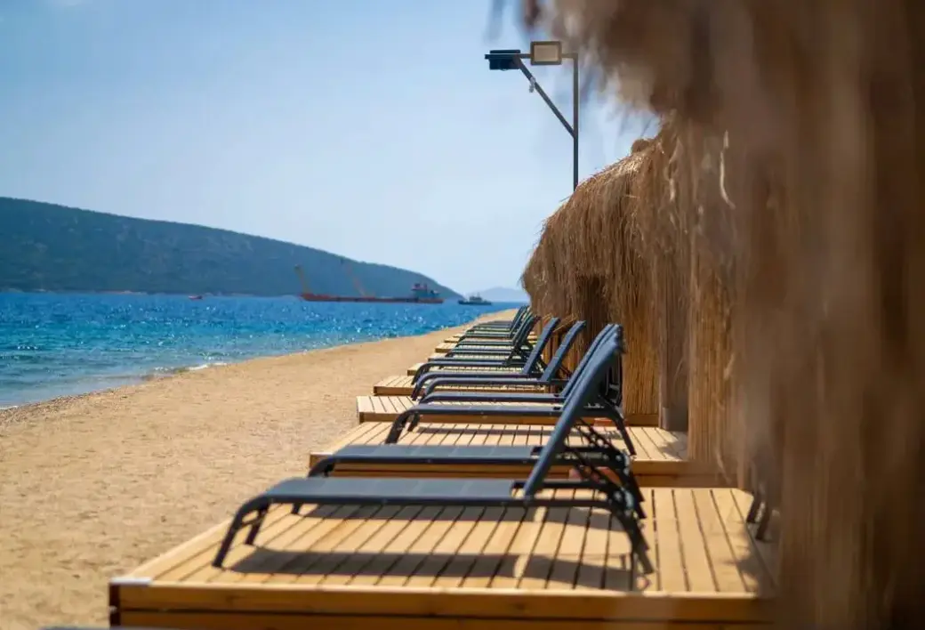 Plaża przy hotelu Bodrum Holiday Resort