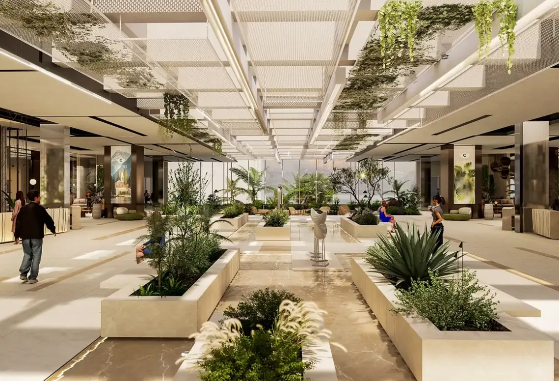 Lobby hotelu Carine Resort Medun