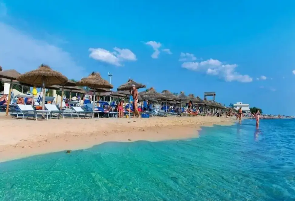 Plaża przy hotelu CDSHotels Delfino Beach