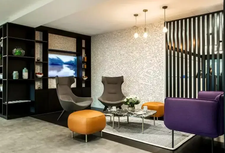 Lobby hotelu Citadines La Defense