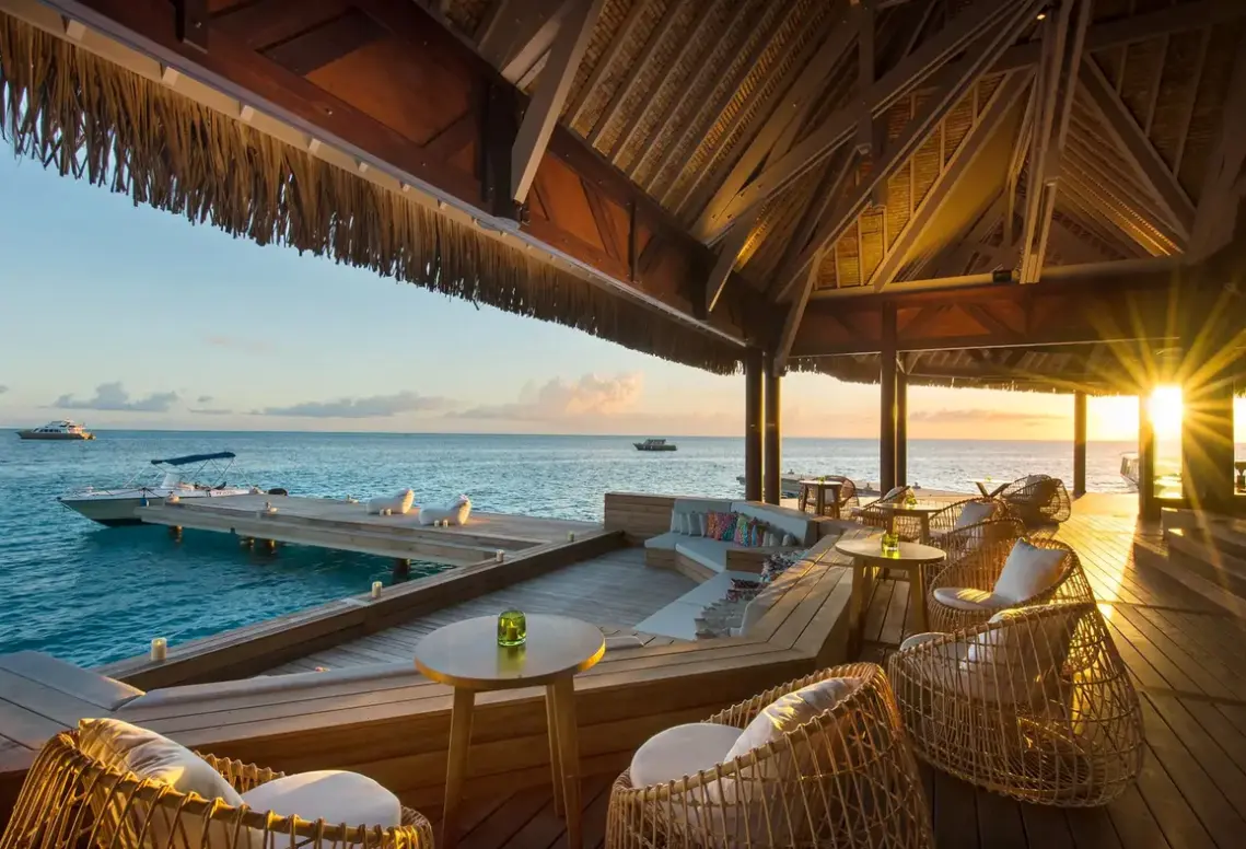 Plaża przy hotelu Conrad Bora Bora Nui