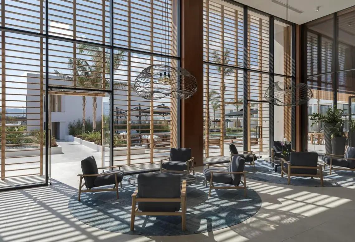 Lobby hotelu D' Andrea Lagoon