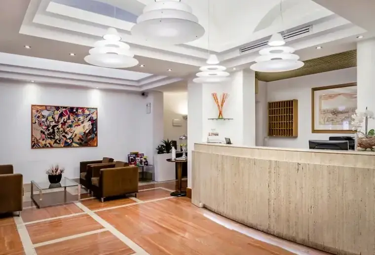 Lobby hotelu Domus Aurea Rome