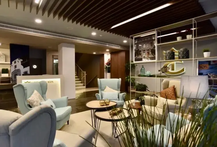 Lobby hotelu Dona Luisa