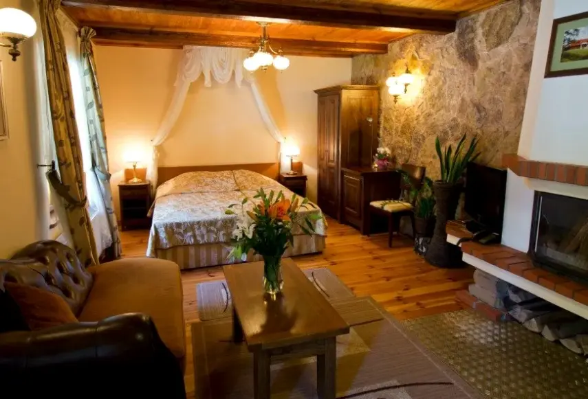 Pokój w hotelu Dworek Wapionka