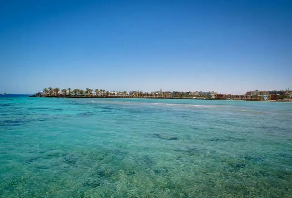 Plaża przy hotelu Eagles Down Town Zahabia Resort