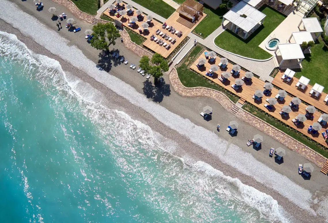 Plaża przy hotelu Electra Palace (Ialyssos)