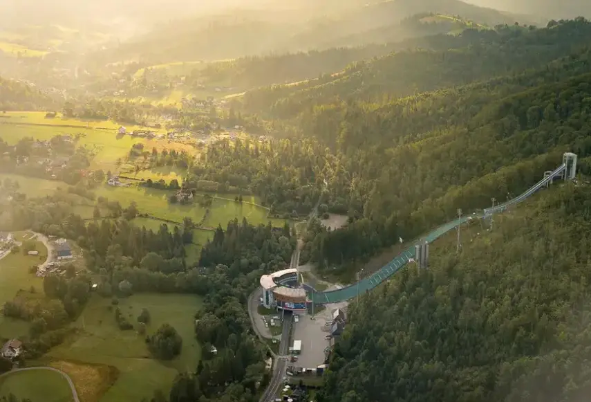 Widok z hotelu Geovita Wisła