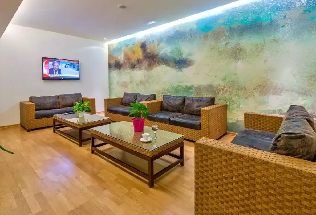 Lobby hotelu Geraniotis Beach