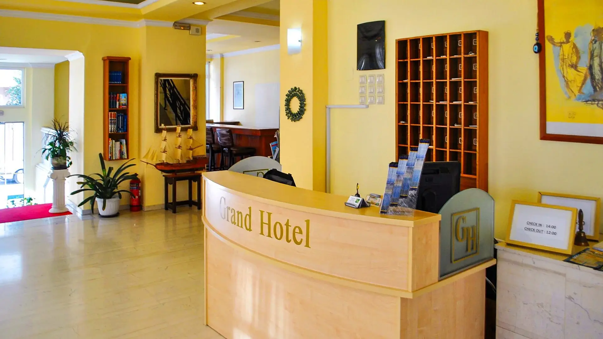 Lobby hotelu Grand Hotel Loutraki