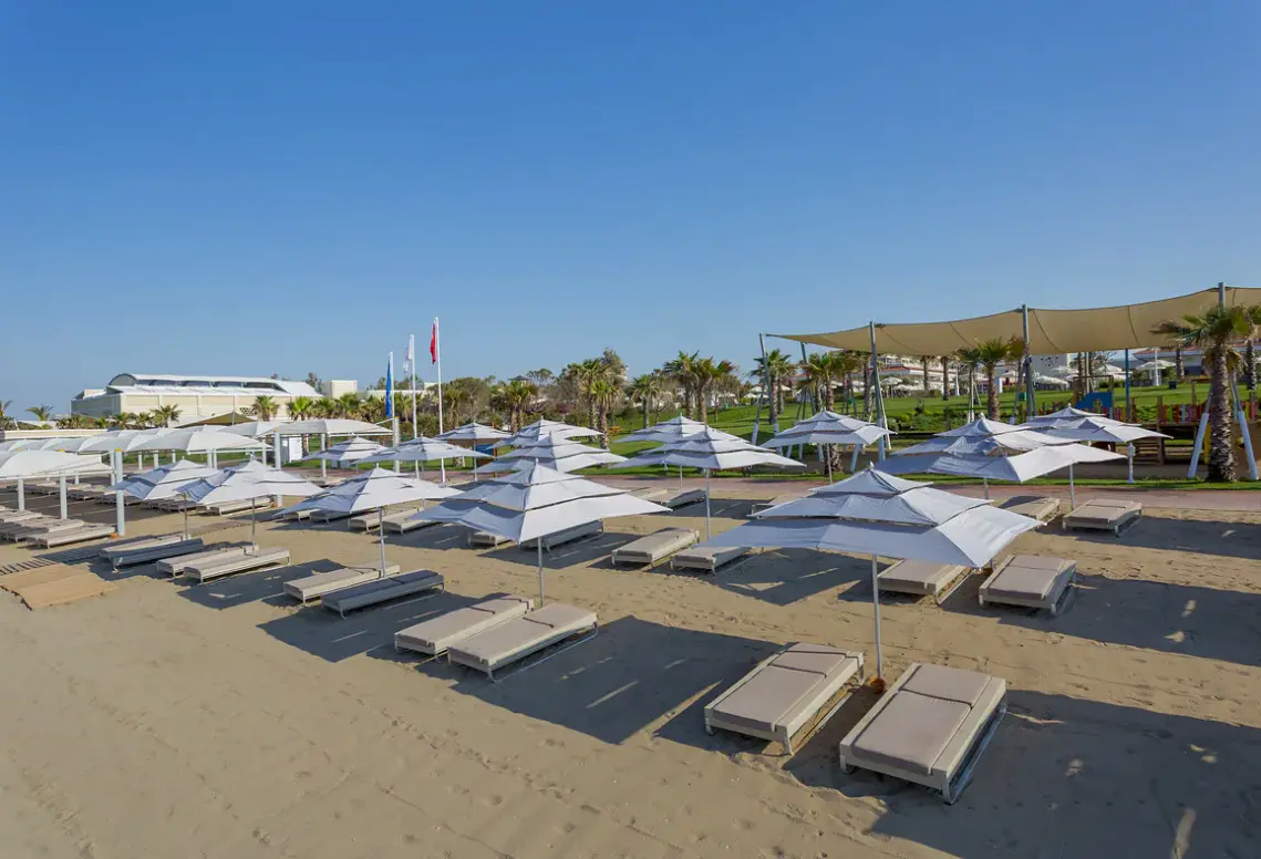 Plaża przy hotelu Gural Premier Belek
