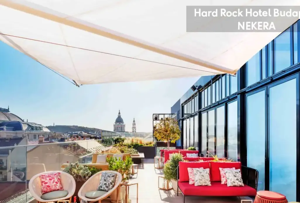 Widok z hotelu Hard Rock Budapest