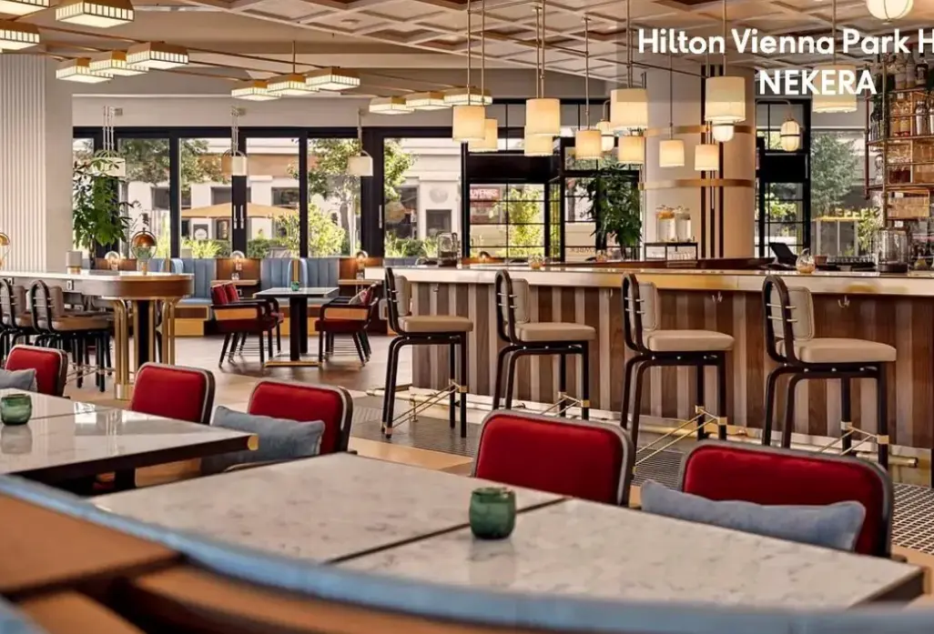 Restauracja i jedzenie w hotelu Hilton Vienna Park