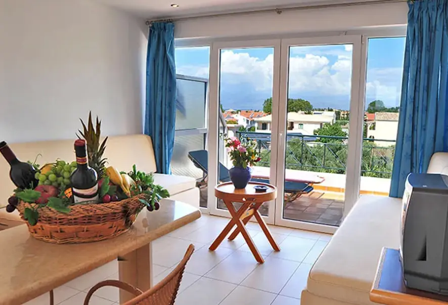 Widok z hotelu Ionian Princess Suite Hotel