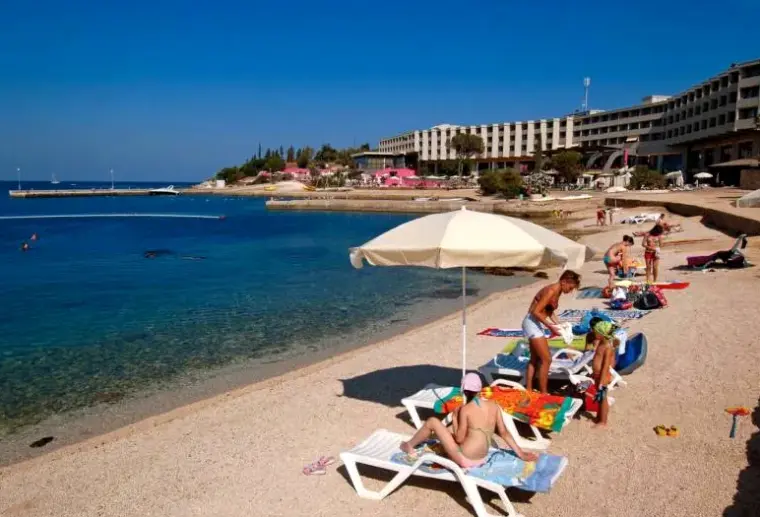 Plaża przy hotelu Istra (Rovinj)