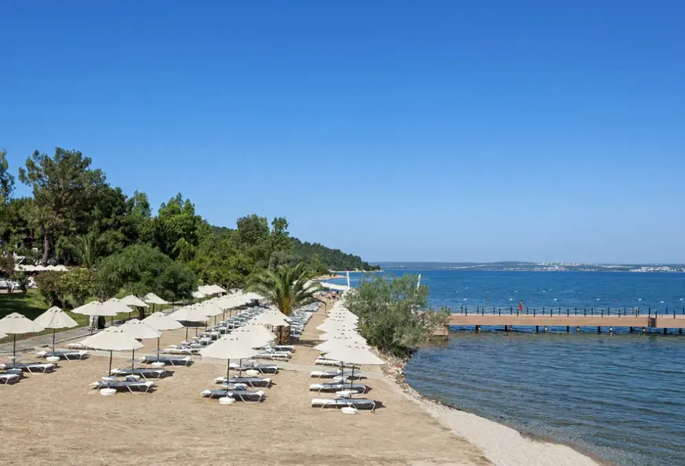 Plaża przy hotelu Long Beach Club Nature