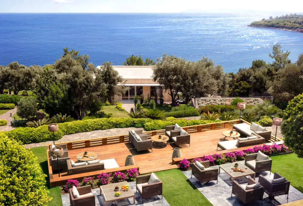 Widok z hotelu Mandarin Oriental Bodrum