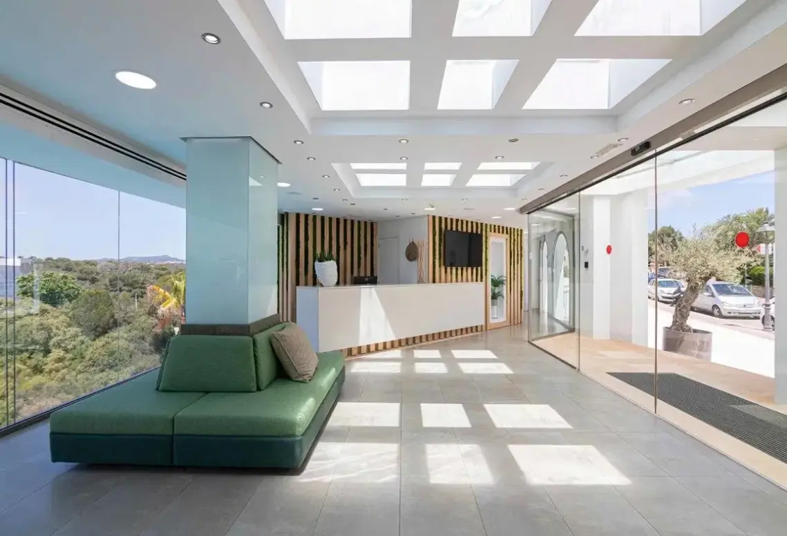 Lobby hotelu MarSenses Natura Olea (ex Ferrera Beach)