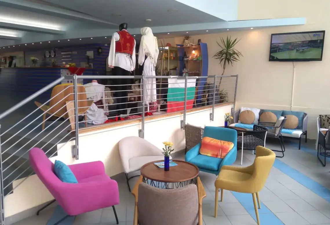 Lobby hotelu Mura (Albena)