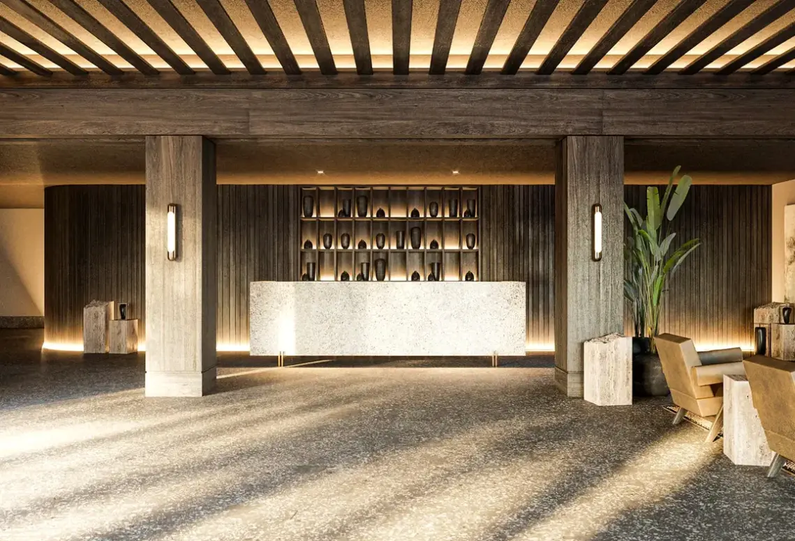 Lobby hotelu Nirema MGallery Collection (Samos)