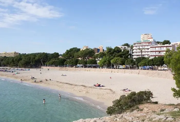 Plaża przy hotelu Palia Tropico Playa
