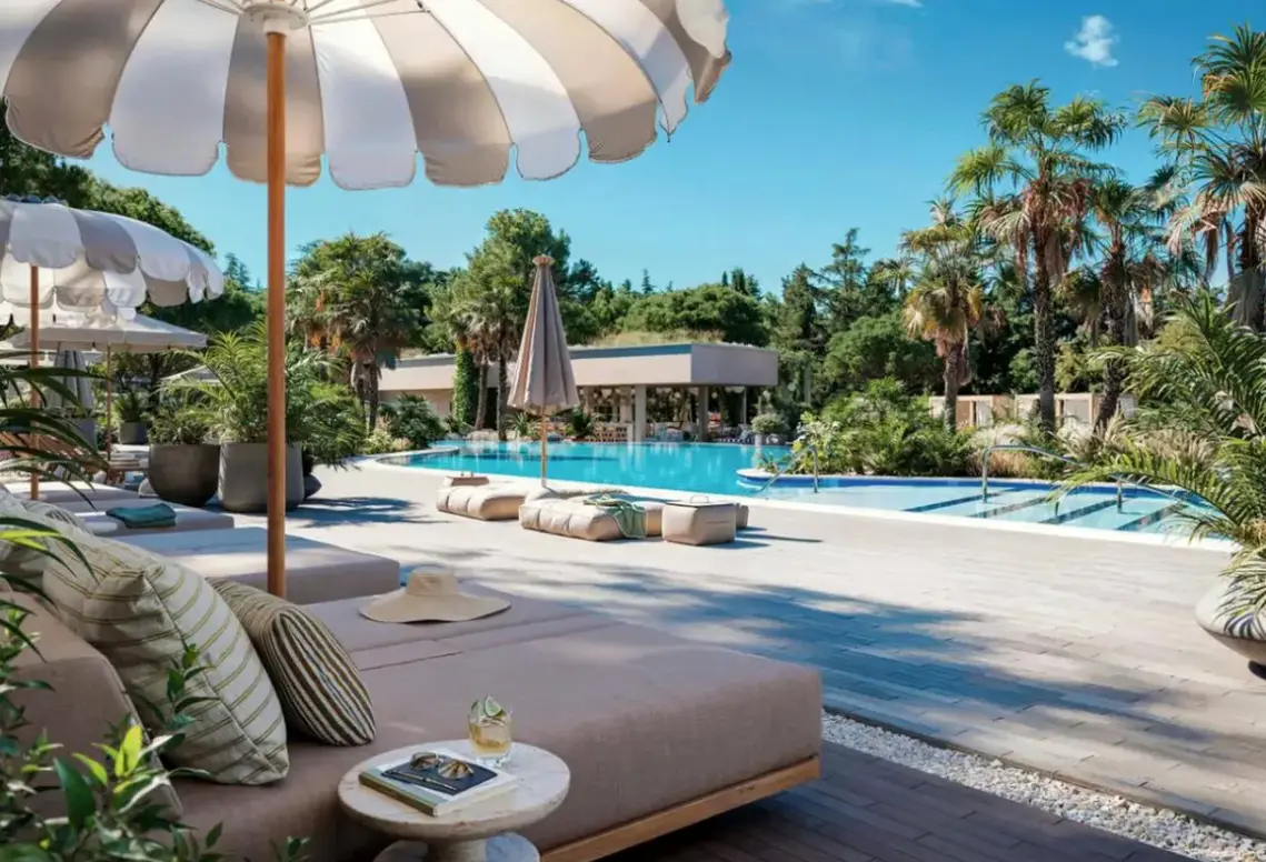 Basen w hotelu Pical Valamar Sunny