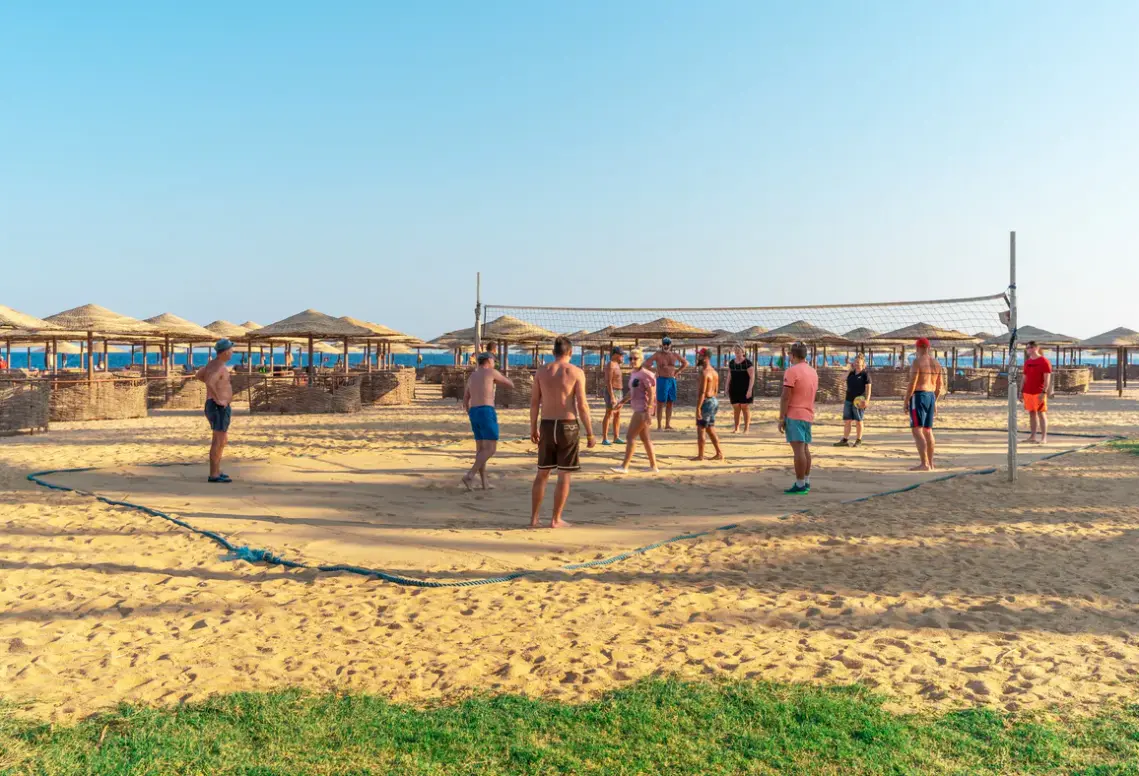 Plaża przy hotelu Red Sea Grand Makadi (Makadi Bay)
