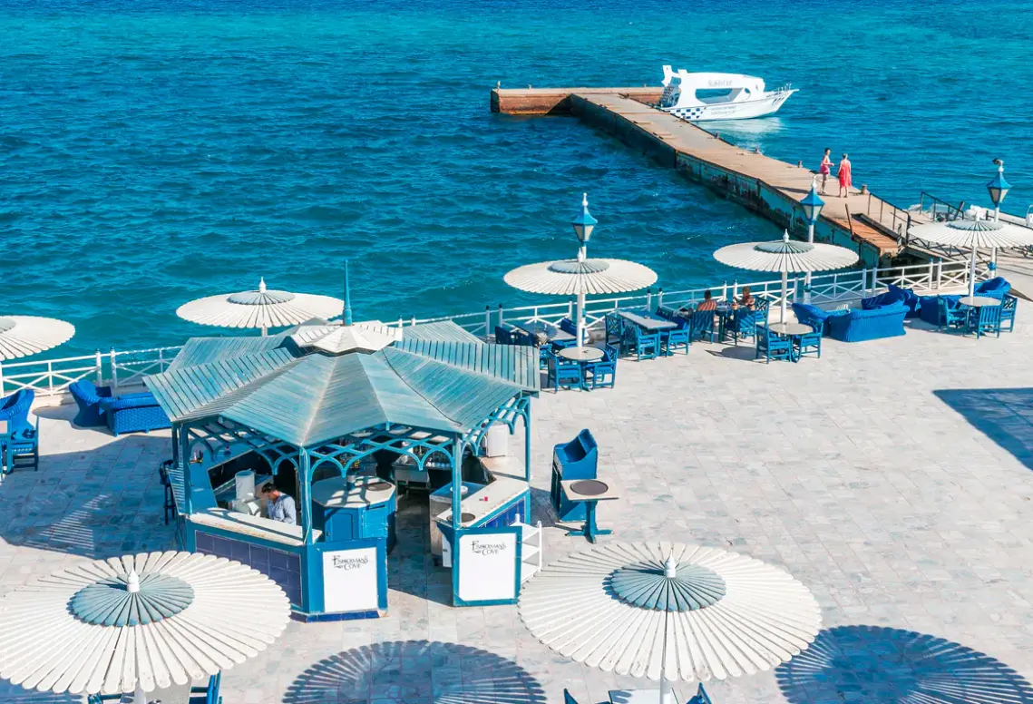 Plaża przy hotelu Red Sea The Grand (Hurghada)