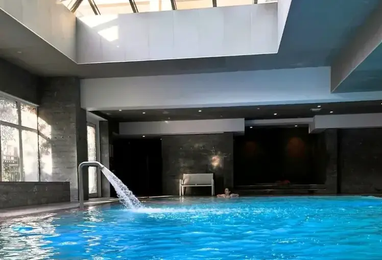 Basen w hotelu Relais Spa Chessy