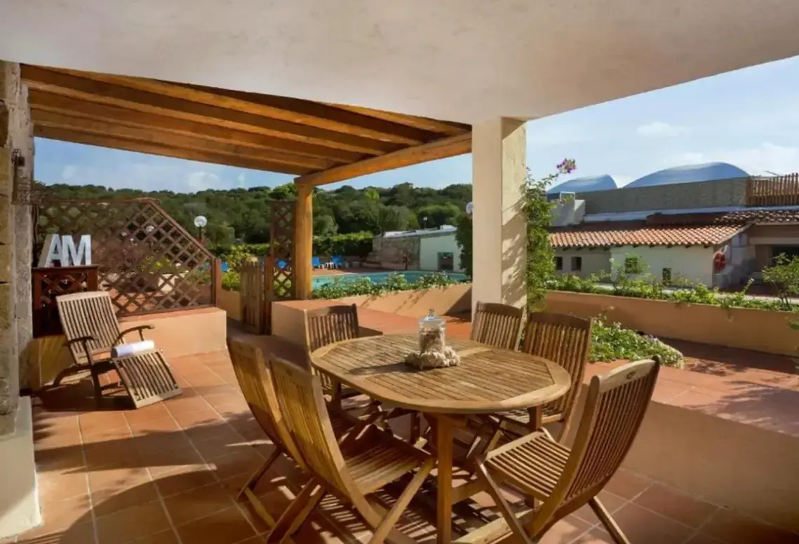 Widok z hotelu Residence Bougainvillae