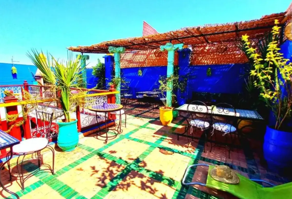 Basen w hotelu Riad Reve d' Antan