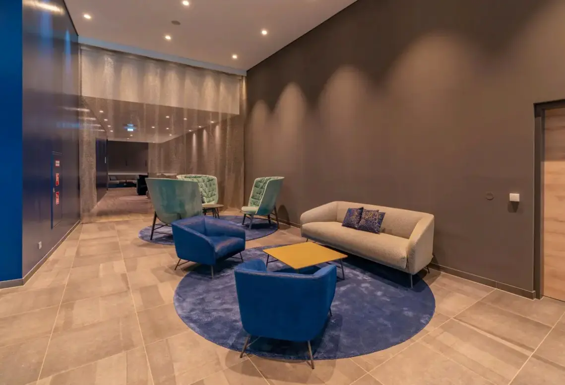 Lobby hotelu Roomz Vienna Prater