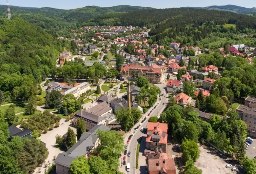Widok z hotelu Słone Residence