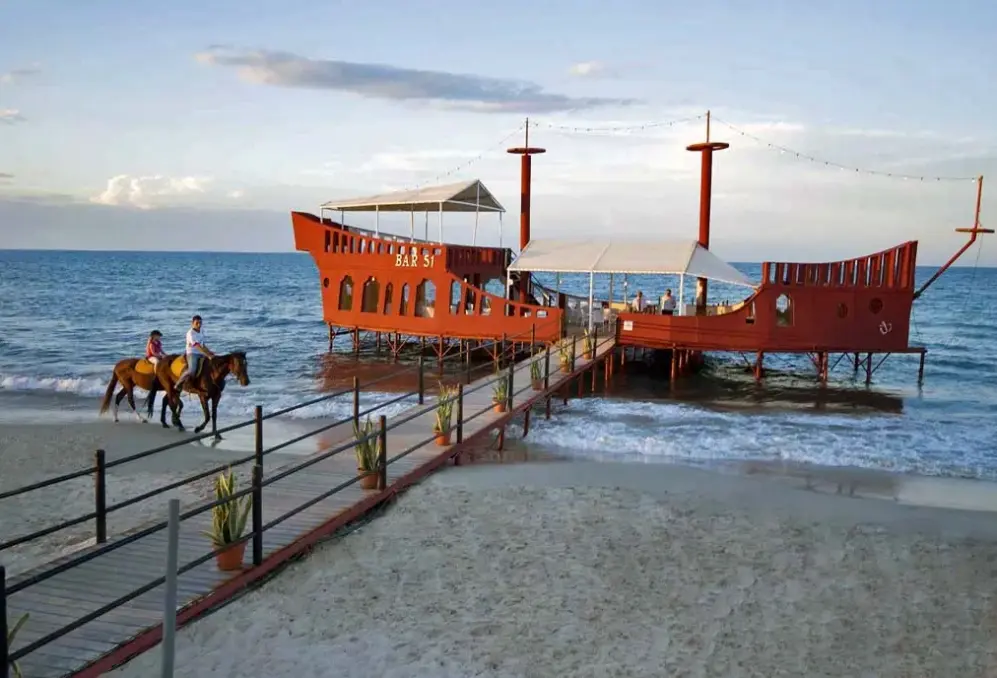 Plaża przy hotelu Sahara Beach (Monastir)