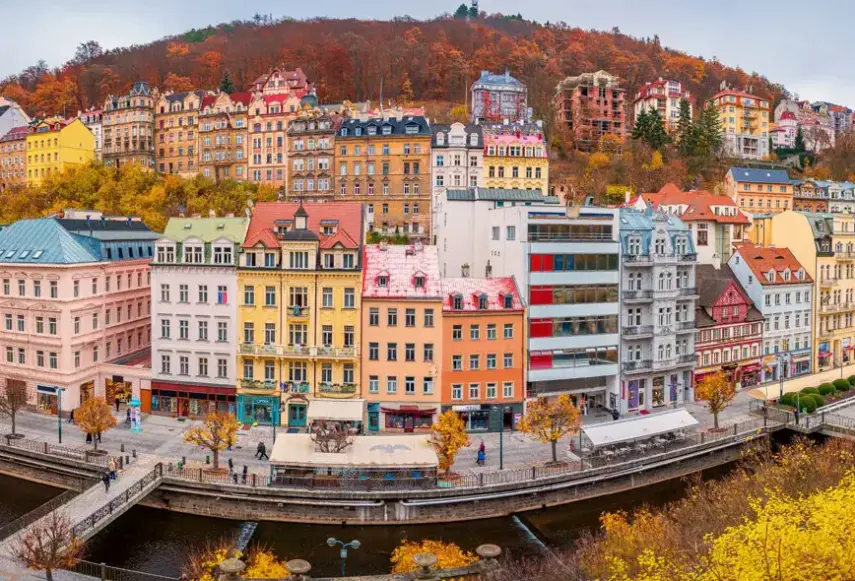 Widok z hotelu Saxonia Boutique Spa