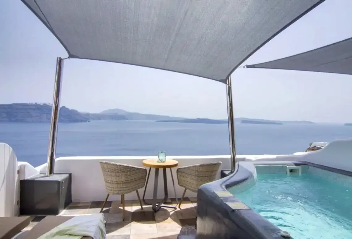 Widok z hotelu Secret Legend Suites