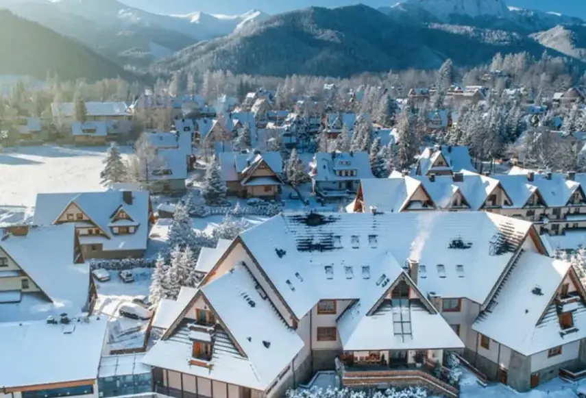Widok z hotelu Skalny (Zakopane)