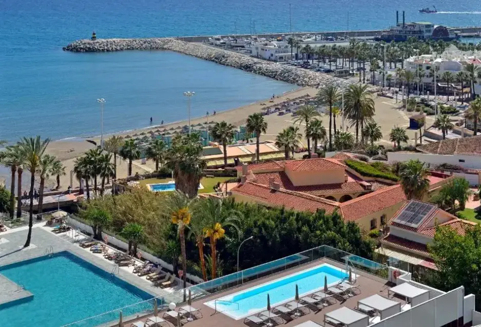 Widok z hotelu Sol Aloha Puerto