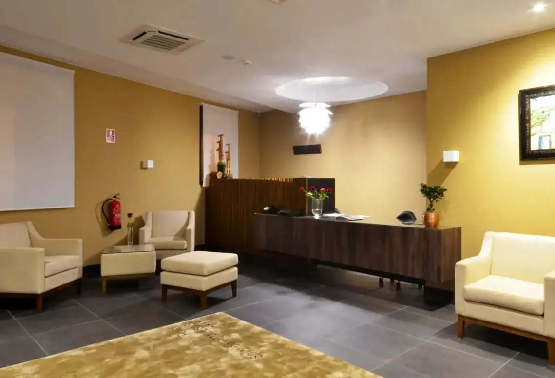 Lobby hotelu Solar do Bom Jesus